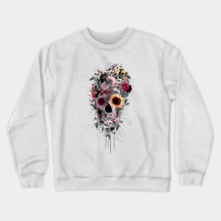 Skull Floral Crewneck Sweatshirt